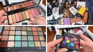 HUGE 100+ Eyeshadow Palette Declutter 2019