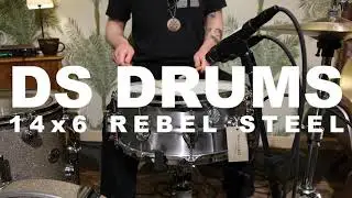 DS Drums 14x6 Rebel Steel Snare Drum