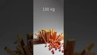 Metal Blocks cube / Physics Simulation