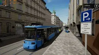 Line 28 to Scheidplatz - TramSim Munich (1440p)