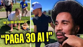 OLHA O QUE O CURRY FEZ COM ESSE CARA!!! - JOGADORES DA NBA TROLANDO OS FANS
