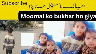 Hum hospital chaly gay #Moomal ko bukhar hogya #mre channel ko like subscribe kro