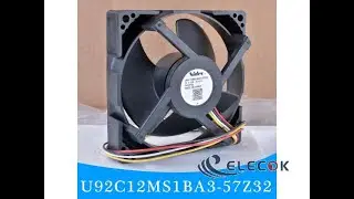 Nidec U92C12MS1BA3-57Z32 12V 0.14A 3wires Cooling Fan