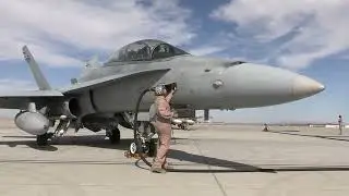 F/A-18 Hornet hot pit refuel WTI 1-24