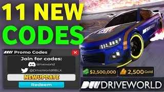 NOVEMBER⚡DRIVE WORLD CODES 2024 | ROBLOX DRIVE WORLD CODES 2024