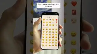 How to react to an iMessage using ANY emoji