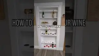 Wine Rack Door by Murphy Door 👌🍷 #wine #collection #bookshelfdoor #murphydoor #bookcase#bookcasedoor