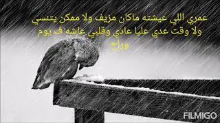 حالات واتس اب تامر عاشور وقت الوداع جديده