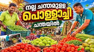 Early Morning at Pollachi Market &ndash; Fresh Veggies, Local Vibes & Mohanlal Nostalgia!