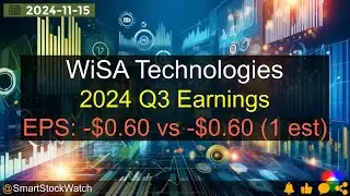 WiSA Technologies - 2024 Q3 Earnings Analysis