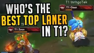 T1 Zeus vs T1 Oner Top Lane Matchup! - Best of LoL Stream Highlights (Translated)