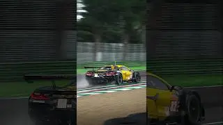 Corvette C8 Z06 GT3.R Flat-Plane LT6 V8 Sound⁉️Full accelerations at Imola Circuit 💨