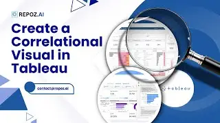 How to Create a Correlational Visual Chart in Tableau | Data Visualization Tutorial