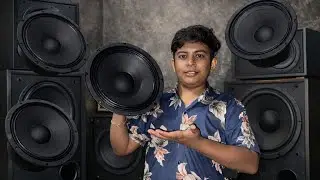 Ahuja 12inch specker Unboxing ll and testing extremely ll how to make specker Cabinet ll full video 