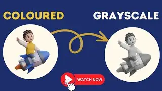 How to Convert an Image to Grayscale #miracletobi #pinetools #imagemanipulation