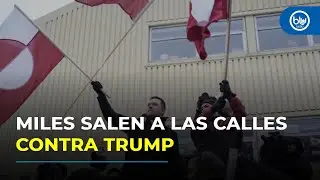 Protestas masivas en Dinamarca contra las amenazas de Trump: 