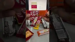 KitKat mix 🥰🍫 #kitkat #tiktok #tiktok #asmr #food #satisfying #unboxing #sweet #snack #kinder #fyp
