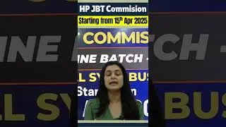 HP JBT Commission 2025 | Online Batch-3 | Starting from 15th Apr. 2025 #hpjbt #hpjbtcommission #hp