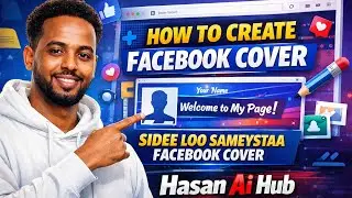 Sidee loo sameystaa Facebook cover | How to Make Facebook cover 