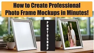 How to Create Professional Photo Frame Mockups in Minutes! (Photoshop Tutorial)