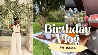 My chaotic birthday vlog... we got rained on, deep cleaning + skincare haul|| Documenting my life