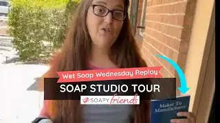 Soap Studio Tour: Walk through my soap making space with me and the Maker to Manufacturer Book