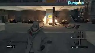 Watch Dogs - Gas station explosion