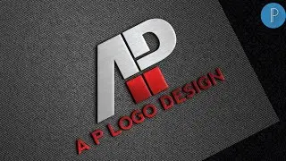 A P Professional Logo Design || Pixellab Logo Tutorial {SIMPLE}