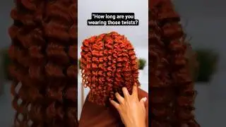 Hair Hack!! Leave the twists in longer! #definedhair #twistout #naturalhairstyles #naturalhair