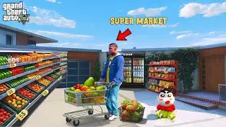 Franklin and Shinchan Open New SUPER MARKET Together In GTA 5 | Paradox FTW