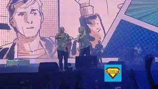 Max Pezzali e Mauro Repetto cantano Non me la menare a San Siro
