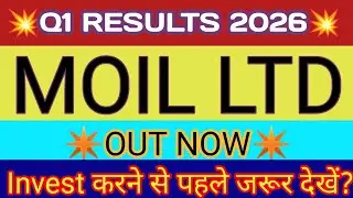 Moil Q1 Results 2025 🔴 Moil Results Today 🔴 Moil Share Result 🔴 Moil Share Latest News