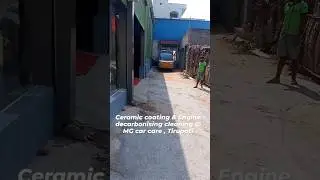 Engine decarbonising cleaning✨ @MG car care, Tirupati #automobile #decarbonisation