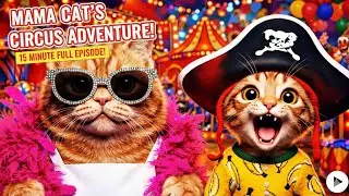 Mama Cat & Ginger&rsquo;s Circus Adventure! 🎪🐱 15-Minute Special Full Episode
