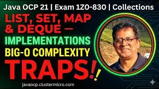 Java OCP 21 (1Z0-830) | Collections | List, Set, Map & Deque — With Big-O Complexity
