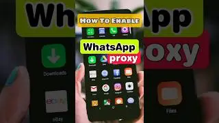 how to enable whatsapp proxy #whatsapp #mobile_tricks