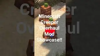 The Creeper Overhaul Mod Changes EVERYTHING! #minecraft #minecraftmods #minecraftcreeper