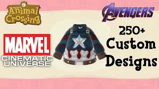 Avengers Marvel Animal Crossing New Horizons Custom Designs