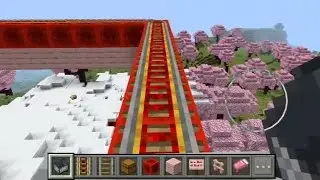 Minecraft Gets a CRAZY Roller Coaster!