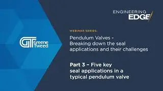Five key seal applications in a typical pendulum valve