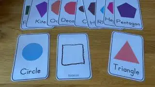 Shape Flash Cards #education #learning #flashcards #homeschooling #teachers #numbers #maths