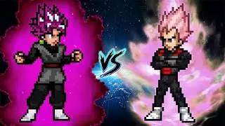 🔴GOKU BLACK SSJ ROSE EVOLUTION VS VEGETA BLACK IN JUMP FORCE MUGEN