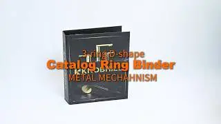 Catalog Ring Binder (3-Ring D) | Flip-Over Spine Cover, Built for Samples