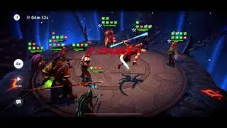 Age of Magic: Magnus Barbarians beating Azariel-Beasts: Multiple Fights