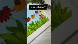 Thick Texture Art #impasto #shorts #artoncanvas #satisfying #anxietyrelief #asmr #acrylic #texture