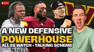 SACKS, BLITZES & MORE SACKS! Watching DARONTE JONES DEFENSE + Talking Commanders NEW SCHEME!