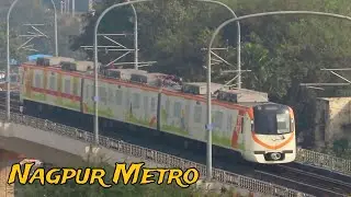 Nagpur Metro | Orange Line | Aerial View | Maha Metro | Orange City