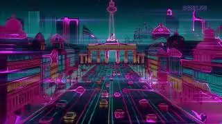 Incredible Neon City Animation