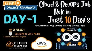 Day-1 for 10-Day Foundation Program Covering Top AWS Managed Services