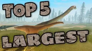 Top 10 largest dinosaurs in dinosaur world mobile